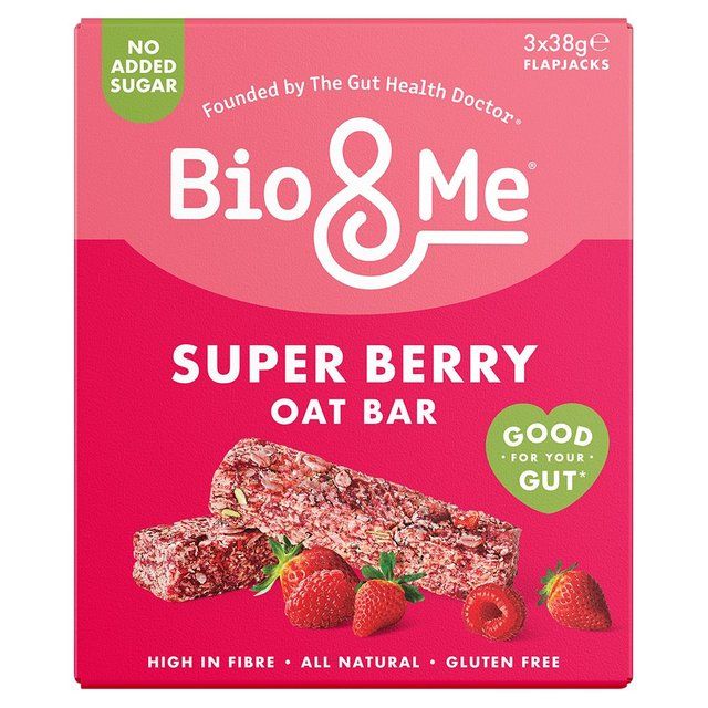 Bio&Me Super Berry Oat Bars   3 x 38g