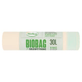 Biobag 30L Compostable Drawstring Bin Liners   10 per pack