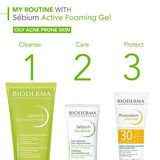 Bioderma Sebium Active Foaming Gel Oily To Acne-Prone 200Ml