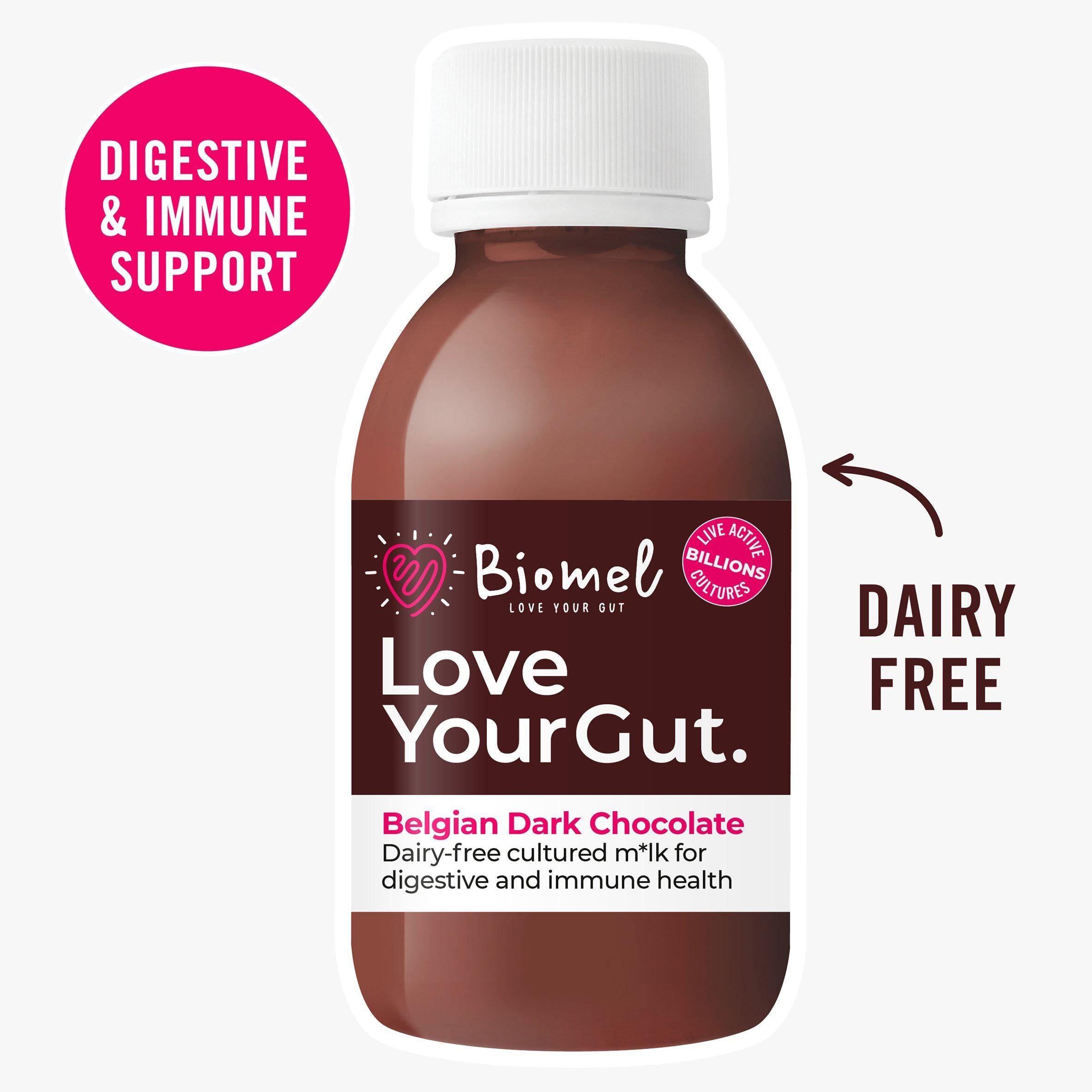 Biomel Dark Chocolate Dairy Free Coconut Probiotic Drink 125ml - McGrocer