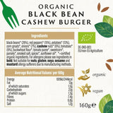 Biona Organic Black Bean Cashew Nut Burgers   160g - McGrocer