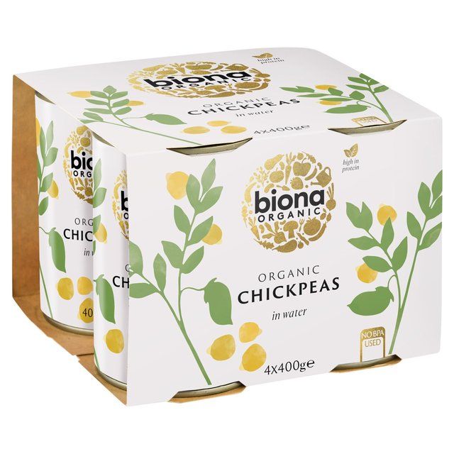 Biona Organic Chick Peas   4 x 400g