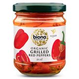 Biona Organic Grilled Red Peppers in Oil   190g