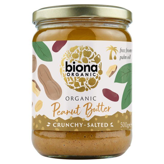 Biona Organic Peanut Butter Crunchy   500g