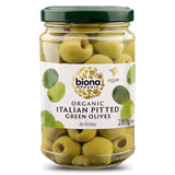 Biona Organic Pitted Green Olives in Brine   280g