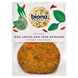 Biona Organic Red Lentil Sun Seed Burgers   160g - McGrocer