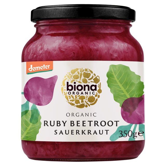 Biona Organic Ruby Beetroot Sauerkraut   350g