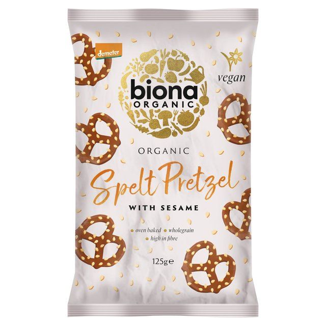 Biona Organic Spelt Pretzel With Sesame   125g - McGrocer
