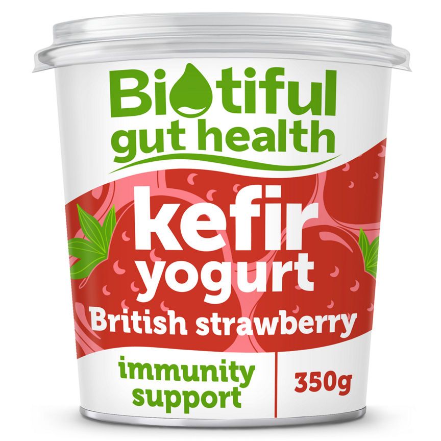 Biotiful Gut Health kefir Yogurt British Strawberry