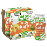 Biotiful Gut Health Peach & Pineapple Kids Kefir   4 x 100ml