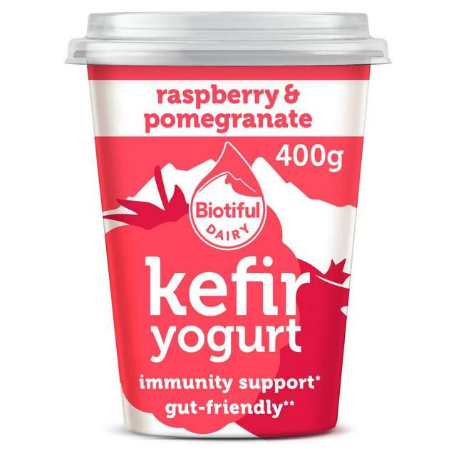 Biotiful Kefir Yoghurt Raspberry & Pomegranate 400g