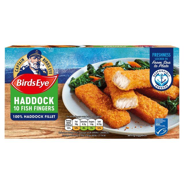 Birds Eye 10 MSC Breaded Haddock Fish Fingers   280g - McGrocer