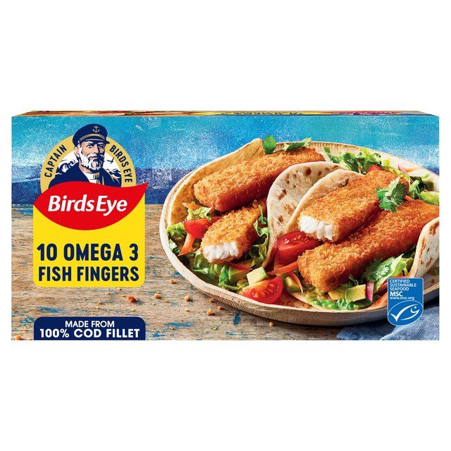 Birds Eye 10 MSC Breaded Omega 3 Fish Fingers   280g - McGrocer
