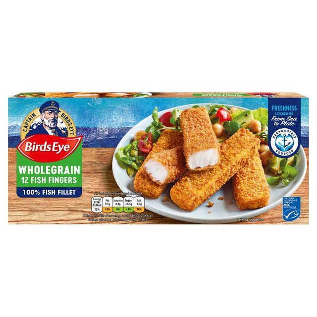 Birds Eye 12 MSC Breaded Wholegrain Fish Fingers   360g - McGrocer