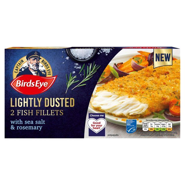 Birds Eye 2 MSC Lightly Dusted Sea Salt & Rosemary Fish Fillets    280g - McGrocer