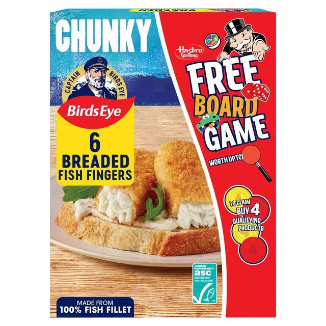 Birds Eye 6 ASC Chunky Breaded Fish Fingers   360g - McGrocer