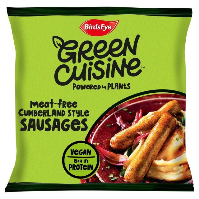 Birds Eye 6 Green Cuisine Vegan Cumberland Style Sausages   300g - McGrocer