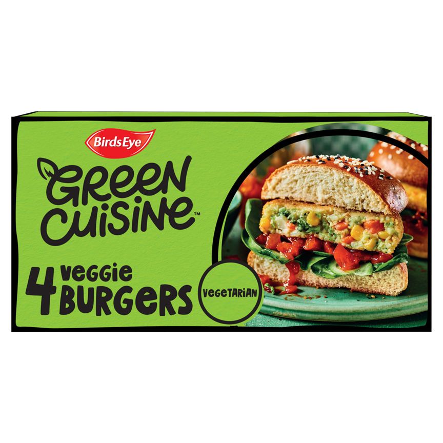 Birds Eye Green Cuisine 4 Veggie Quarter Pounders