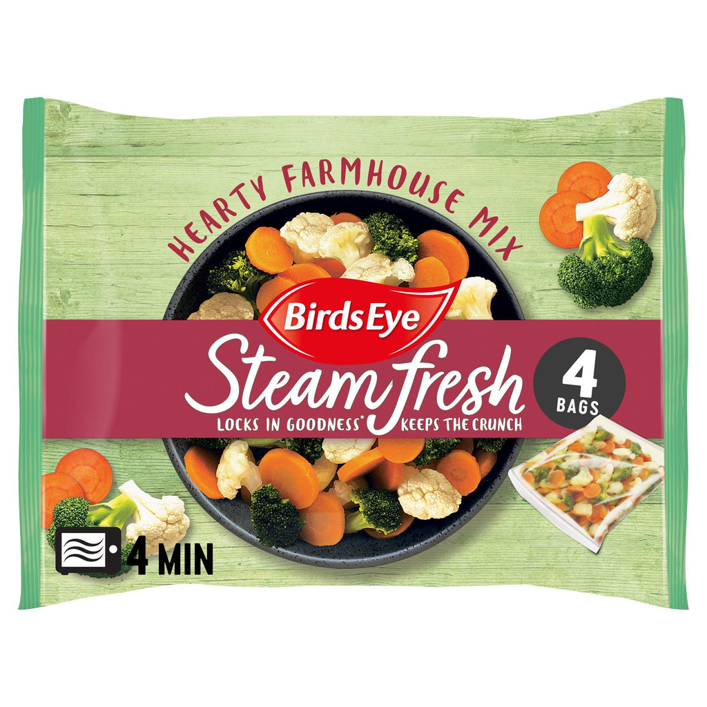 Birds Eye Steamfresh Hearty Farmhouse Mix Steam Bags x4 540g