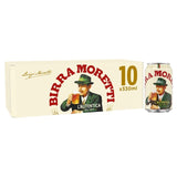 Birra Moretti Lager Beer Cans   10 x 330ml - McGrocer