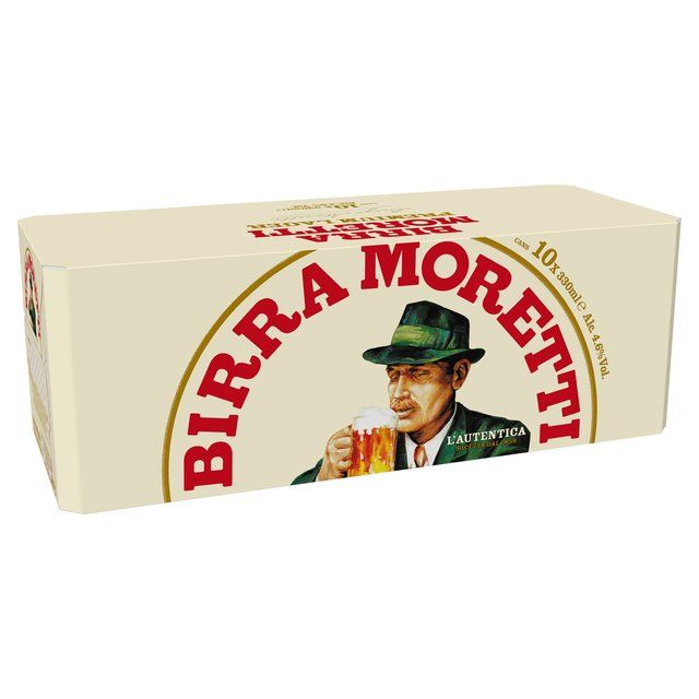 Birra Moretti Lager Beer Cans