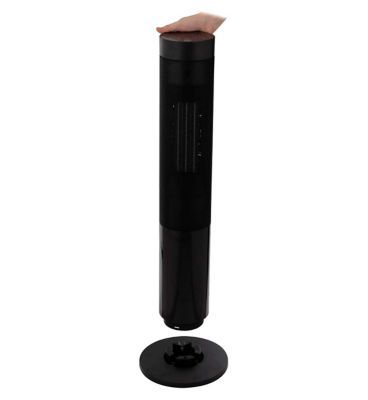 Black & Decker 2KW Flame Effect Ceramic Tower Heater with Remote Control - McGrocer