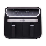 Black+Decker 9L Dual Basket Air fryer Black - McGrocer