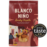 Blanco Nino Smoky Chipotle White Corn Tortilla Chips   170g