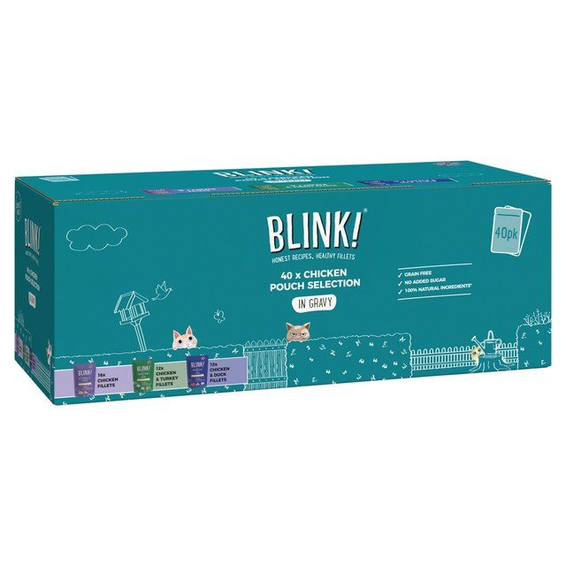 Blink Chicken Fillets in Gravy Bulk Pack   40 x 85g - McGrocer