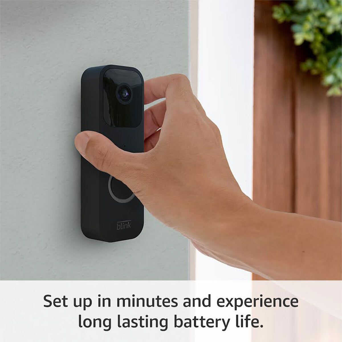 Blink Video Doorbell & Sync Module in Black + Blink Mini 2 Cam in White - McGrocer
