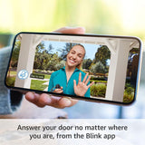 Blink Video Doorbell & Sync Module in Black + Blink Mini 2 Cam in White - McGrocer