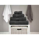 Bliss 100% Pima Cotton Face Cloths Carbon   2 per pack - McGrocer