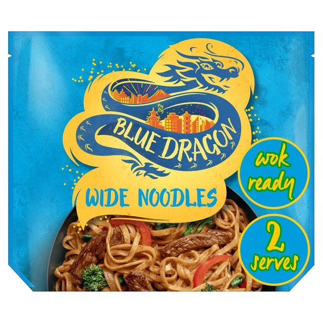 Blue Dragon Wide Wok Ready Noodles   300g