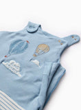 Blue Hot Air Balloon Design 2.5 Tog Sleeping Bag 0-6 Months