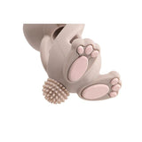 Bobbie Bunny Baby Teether Toy Cappuccino Grey