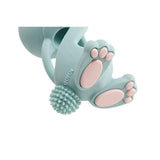 Bobbie Bunny Baby Teether Toy Eucalyptus Green