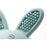 Bobbie Bunny Baby Teether Toy Eucalyptus Green