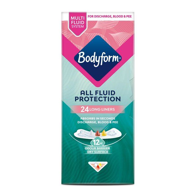 Bodyform Dailies Extra Protection Long Panty Liners   24 per pack