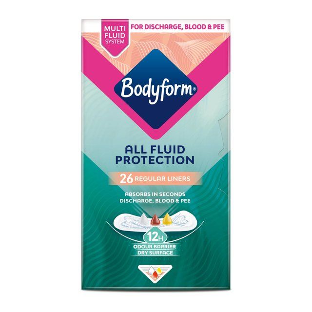 Bodyform Dailies Extra Protection Normal Panty Liners   26 per pack