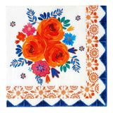 Boho Floral Paper Party Napkins   20 per pack - McGrocer
