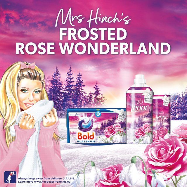 Bold Platinum Rose Wonderland Pods Washing Capsules 34 Washes