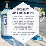 Bombay Sapphire Gin Miniatures   12 x 5cl