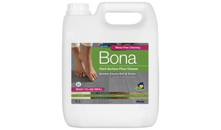 Bona Stone, Tile & Laminate 4L Refill Floor Cleaner Solution