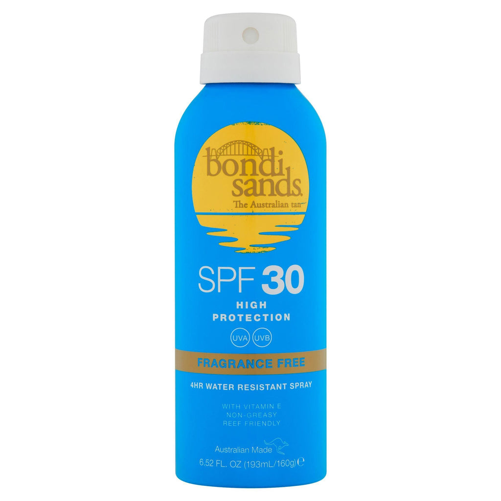 Bondi Sands SPF 30 Fragrance Free 4Hr Water Resistant Spray 160g