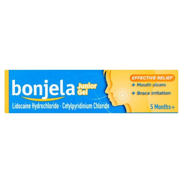 Bonjela Junior Mouth Ulcer Pain Relief Sugar Free Gel   15g