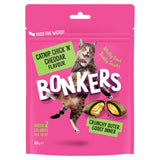 Bonkers Catnip Chick N Cheddar Flavour Cat Treats 180g