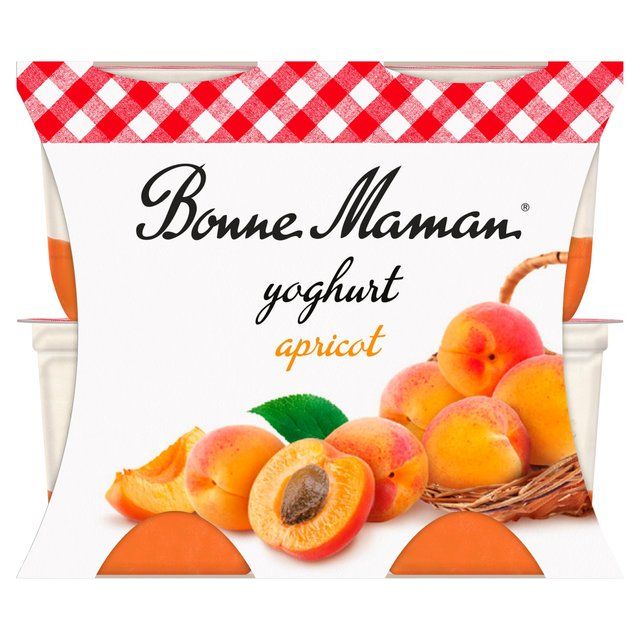 Bonne Maman Apricot Yoghurt   4 x 125g