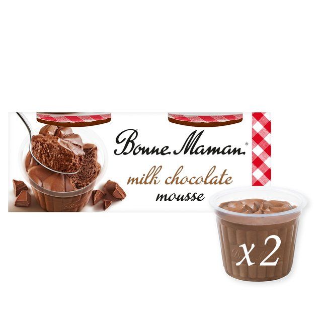 Bonne Maman Chocolate Mousse   2 x 70g