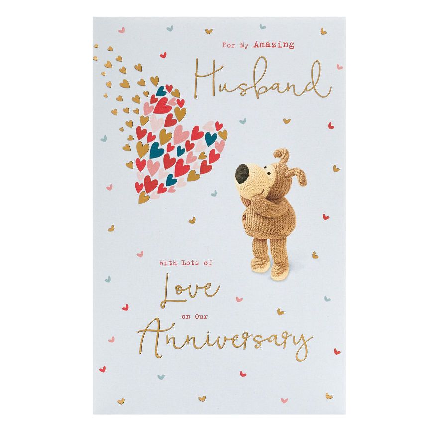 Boofle Husband Wedding Anniversary Card