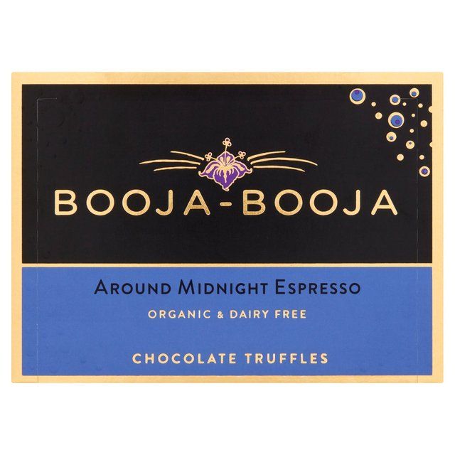 Booja Booja Dairy Free Around Midnight Espresso Chocolate Truffles   92g - McGrocer